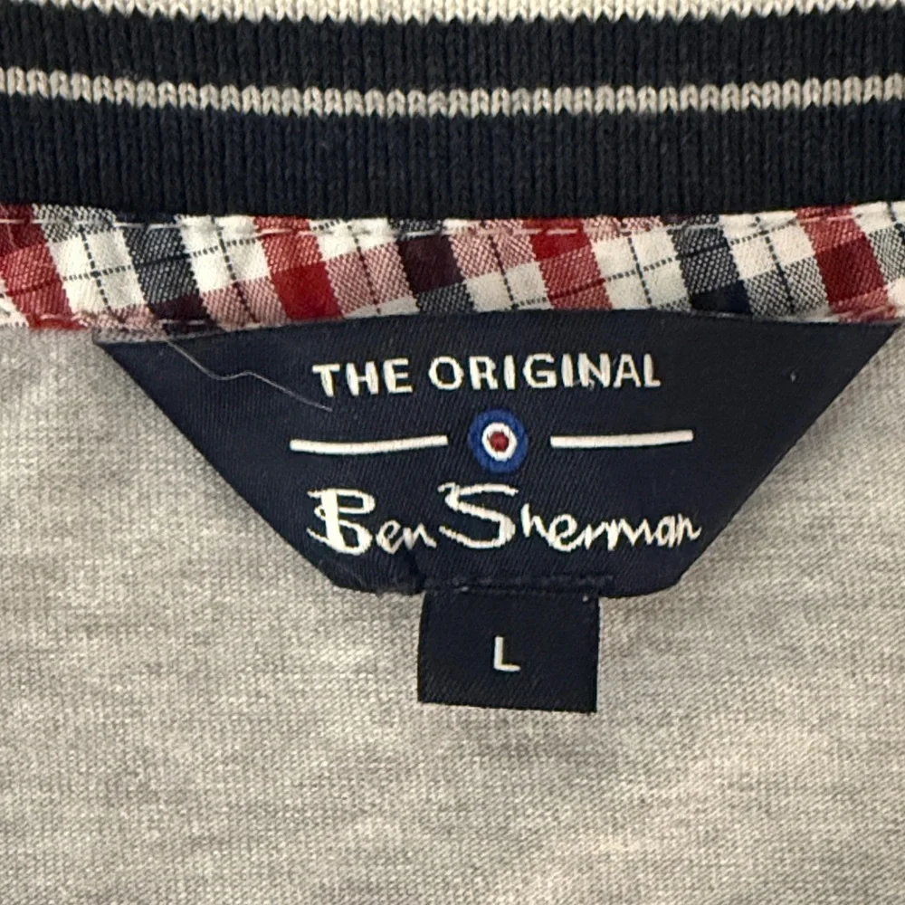 Ben Sherman Gray Short Sleeve Tee with Pocket - Picture 2 of 3